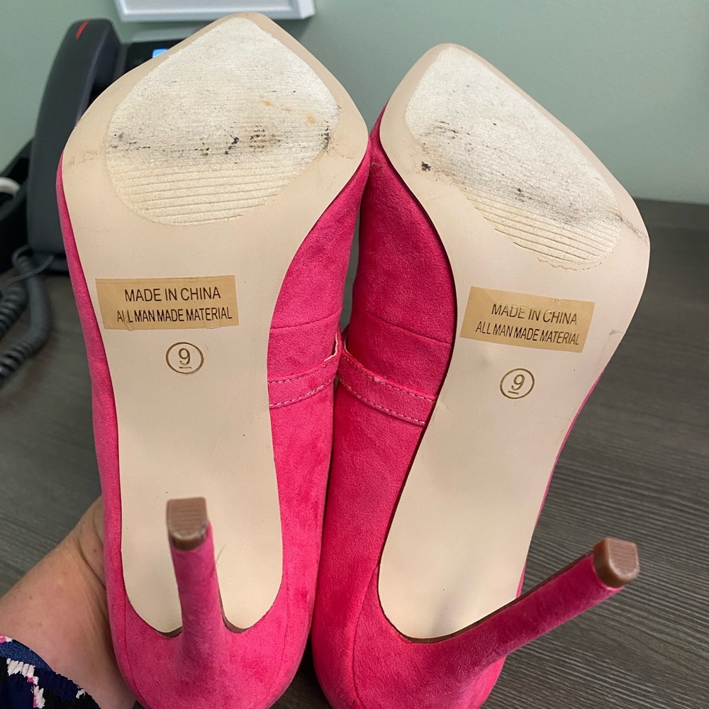 Alba Fuchsia Mary Jane Heels - Picture 5 of 5